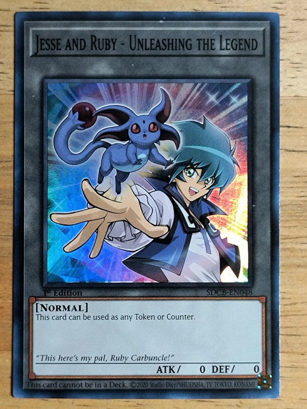 2022 Yu-Gi-Oh Legend of the Crystal Beasts 1st Edition #SDBCEN048 Jesse and Ruby