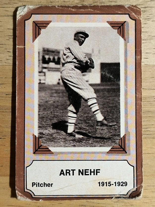 1975 Fleer Pioneers #28 Art Nehf (POOR)
