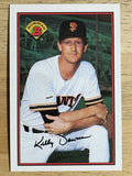1989 Bowman #465 Kelly Downs