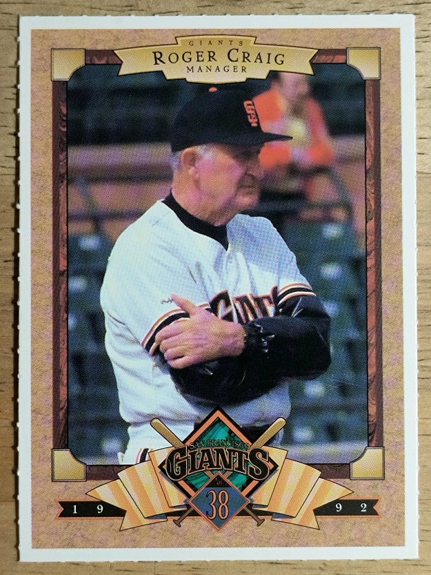 1992 Giants Pacific Gas and Electric #14 Roger Craig MG