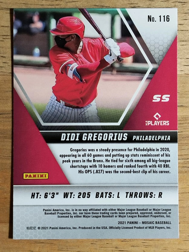 2021 Panini Mosaic #116 Didi Gregorius