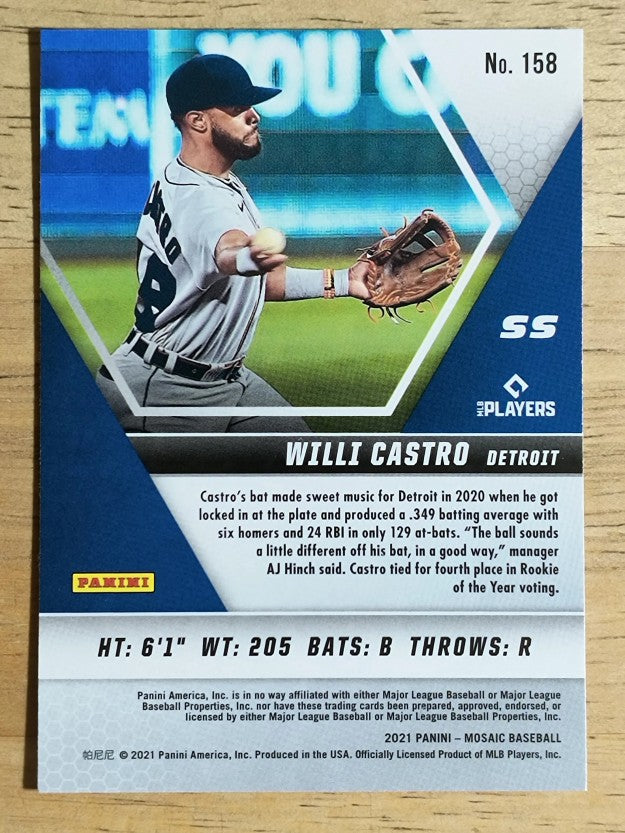 2021 Panini Mosaic #158 Willi Castro