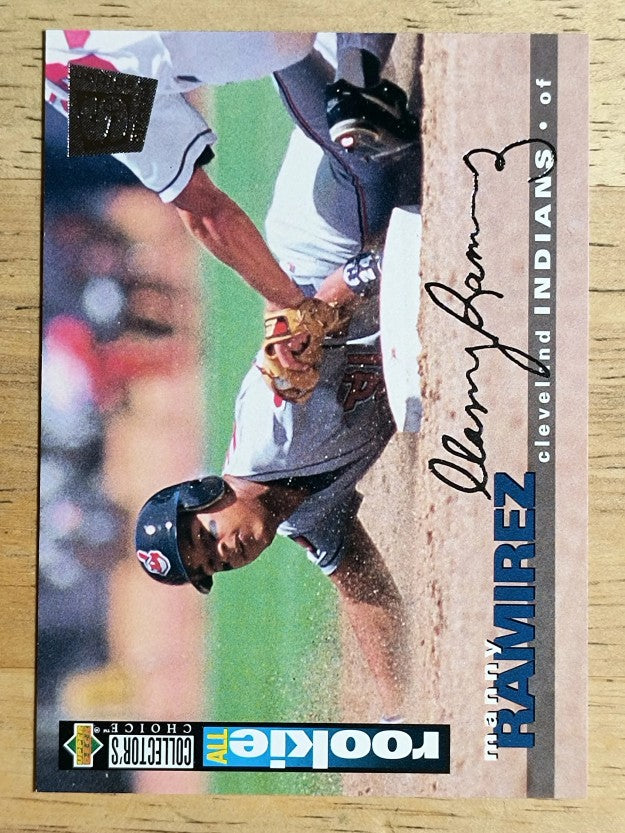 1995 Collector's Choice SE Silver Signature #117 Manny Ramirez