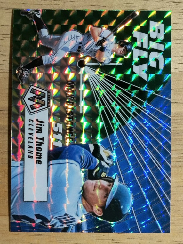 2021 Panini Mosaic Big Fly Mosaic Green #9 Jim Thome