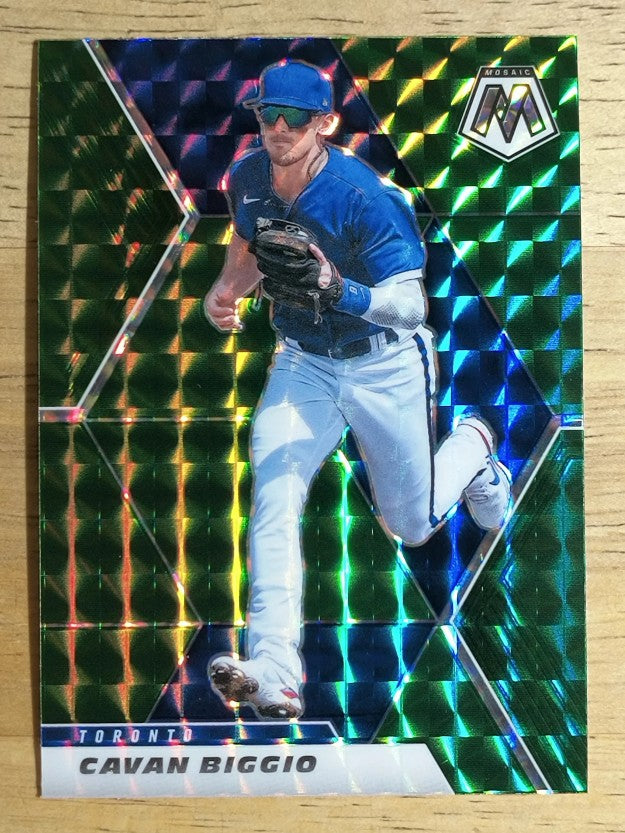 2021 Panini Mosaic Mosaic Green #191 Cavan Biggio