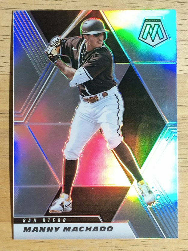 2021 Panini Mosaic Silver Prizm #143 Manny Machado