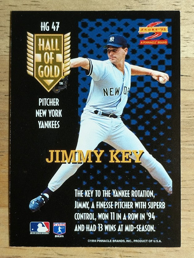 1995 Score Hall of Gold #HG47 Jimmy Key