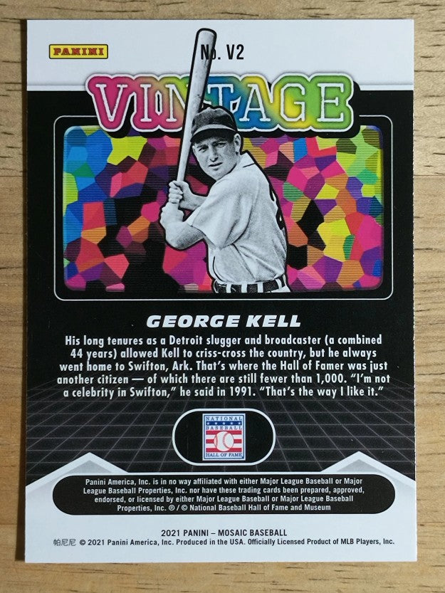 2021 Panini Mosaic Vintage #2 George Kell