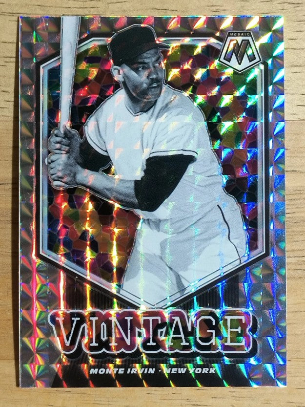 2021 Panini Mosaic Vintage Mosaic #14 Monte Irvin