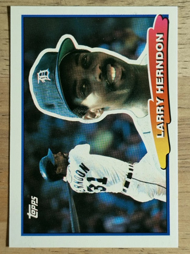 1988 Topps Big #56 Larry Herndon