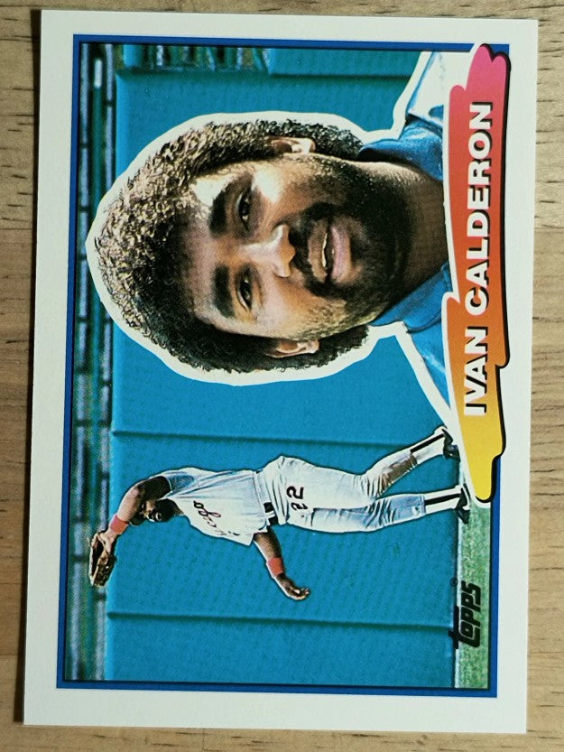 1988 Topps Big #63 Ivan Calderon