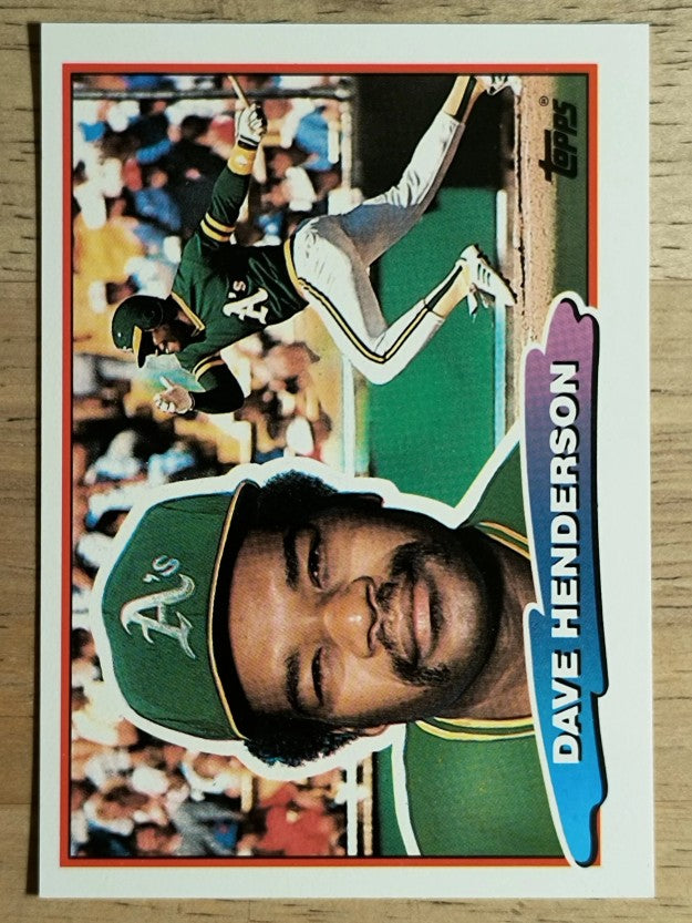 1988 Topps Big #131 Dave Henderson