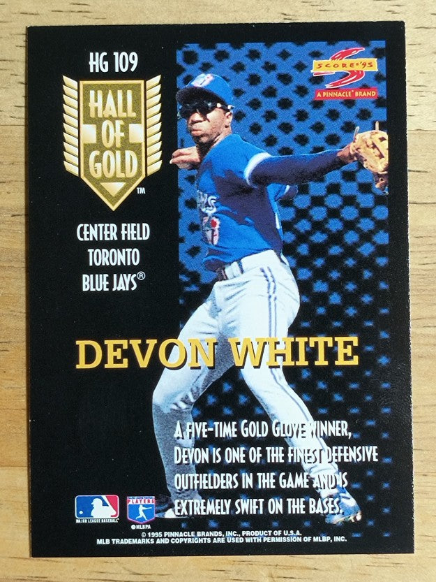 1995 Score Hall of Gold #HG109 Devon White