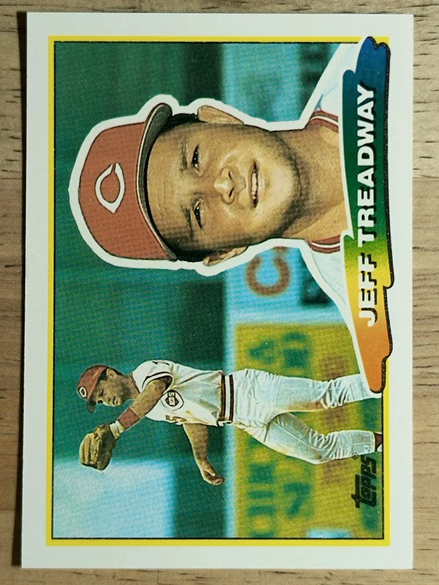 1988 Topps Big #214 Jeff Treadway