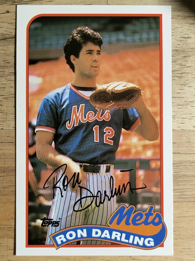 1989 Topps Baseball Talk/LJN #86 Ron Darling