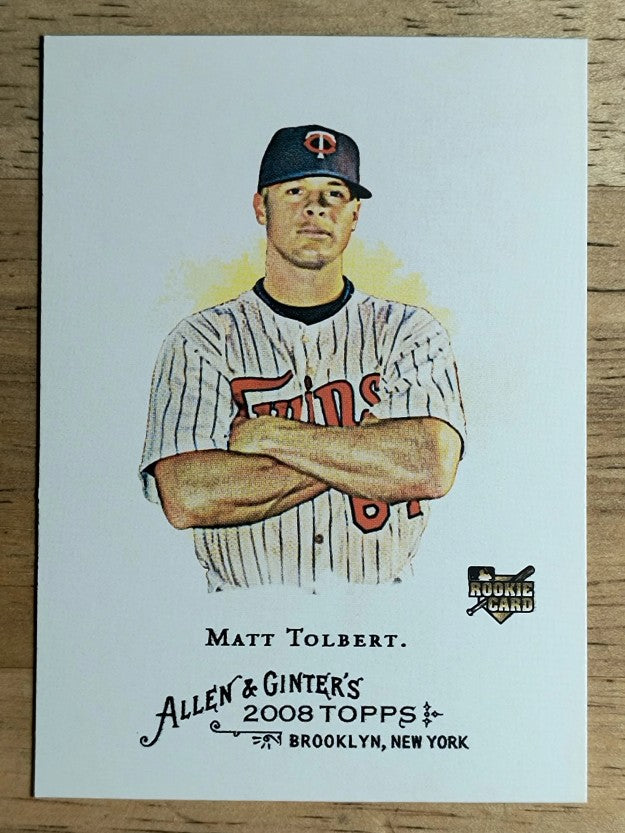 2008 Topps Allen and Ginter #272 Matt Tolbert RC