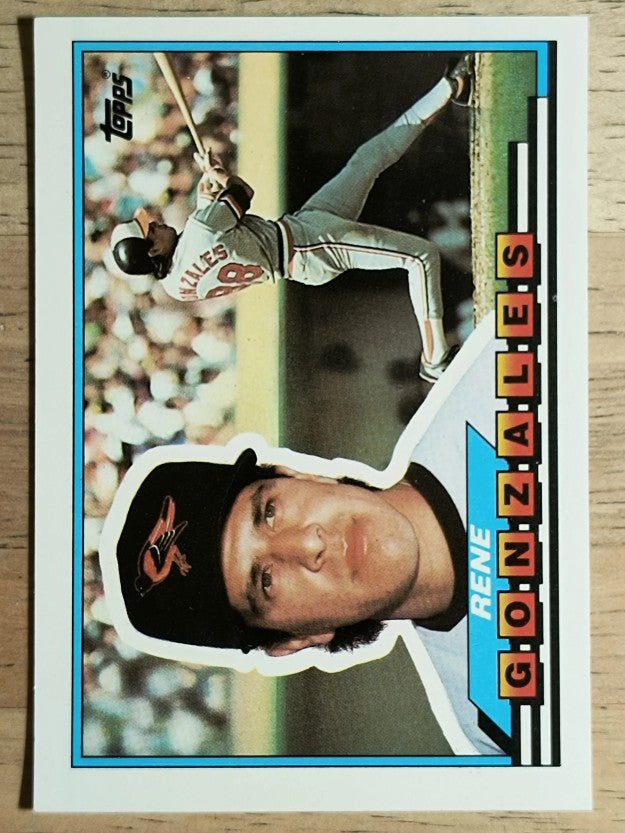 1989 Topps Big #87 Rene Gonzales