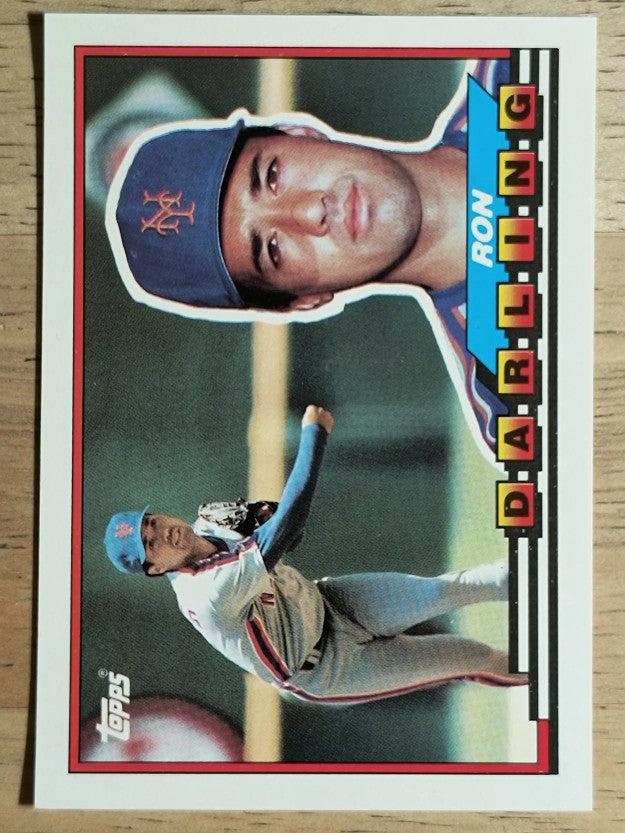 1989 Topps Big #166 Ron Darling
