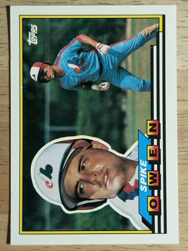 1989 Topps Big #221 Spike Owen