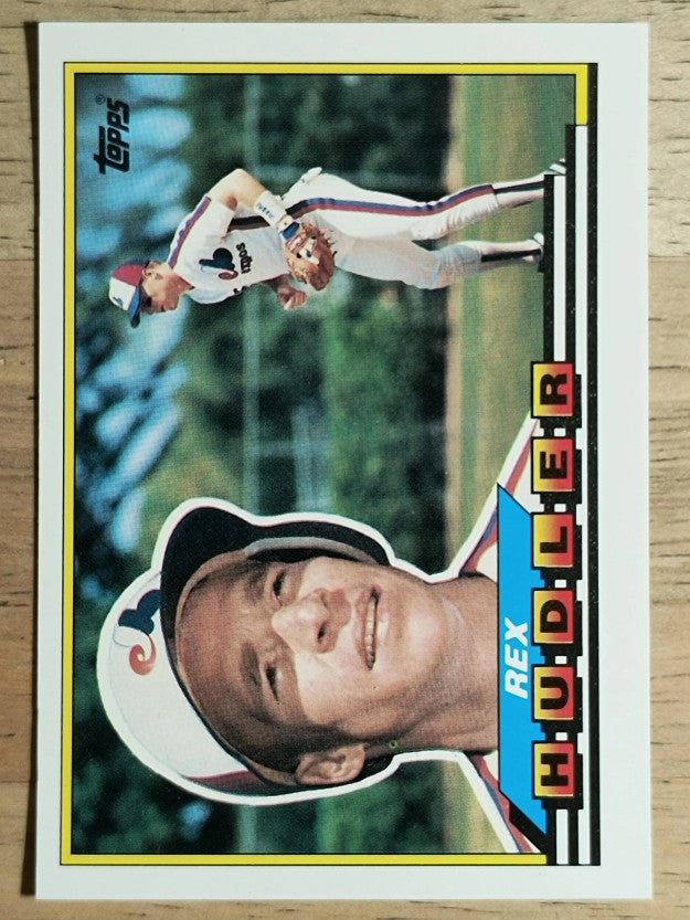 1989 Topps Big #248 Rex Hudler