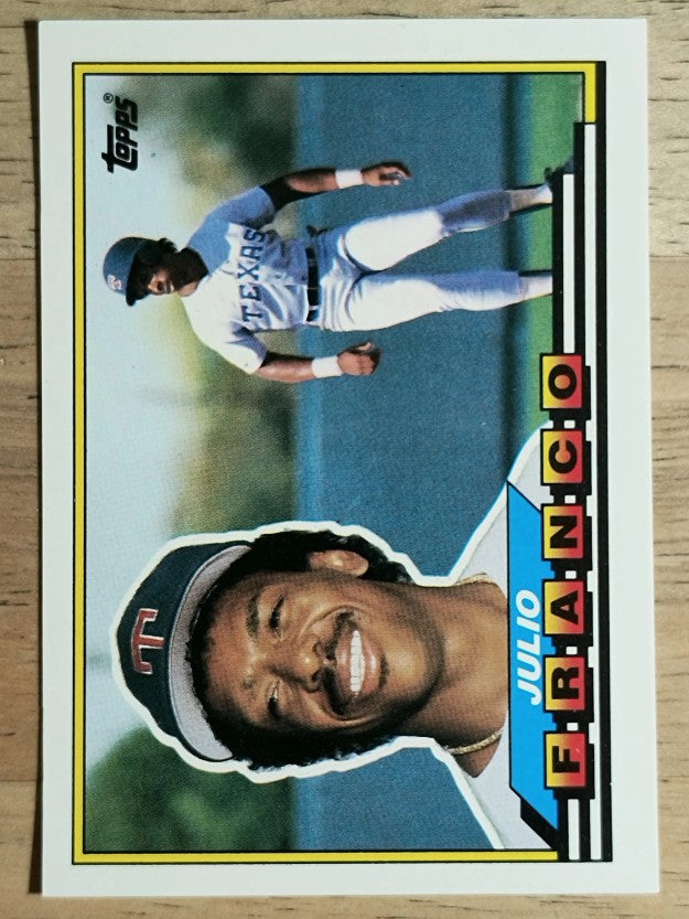 1989 Topps Big #288 Julio Franco