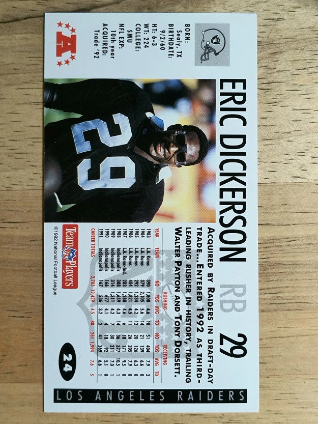 1992 GameDay #24 Eric Dickerson