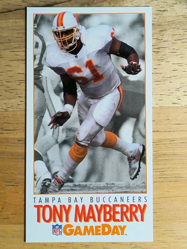 1992 GameDay #61 Tony Mayberry RC