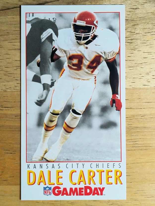1992 GameDay #100 Dale Carter RC