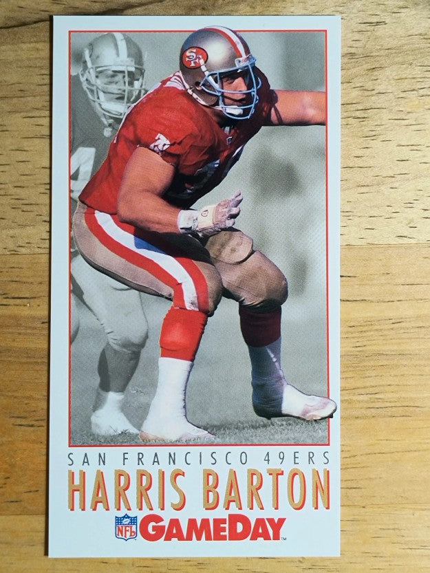 1992 GameDay #105 Harris Barton