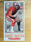 1992 GameDay #105 Harris Barton