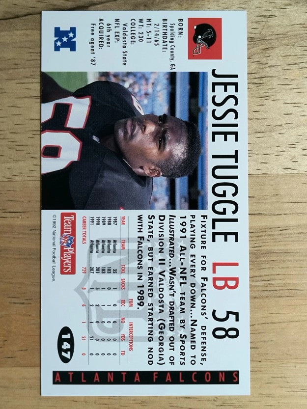 1992 GameDay #147 Jessie Tuggle