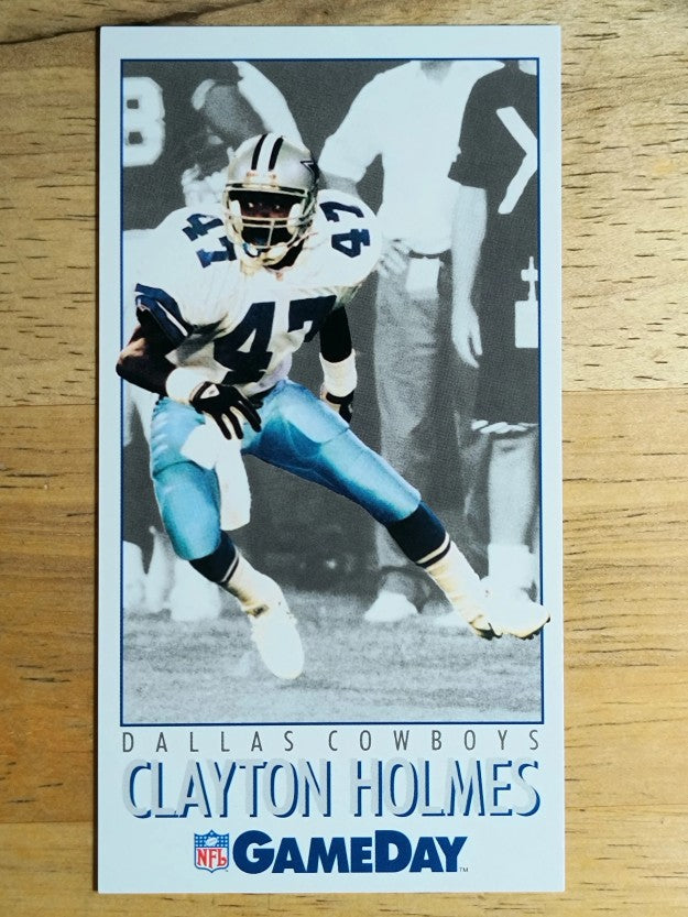 1992 GameDay #174 Clayton Holmes RC