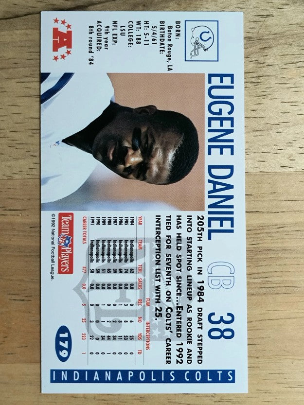 1992 GameDay #179 Eugene Daniel