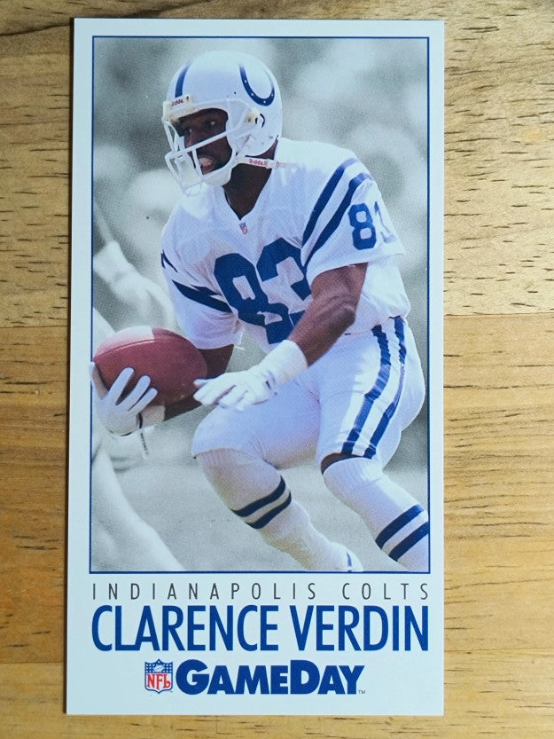 1992 GameDay #182 Clarence Verdin
