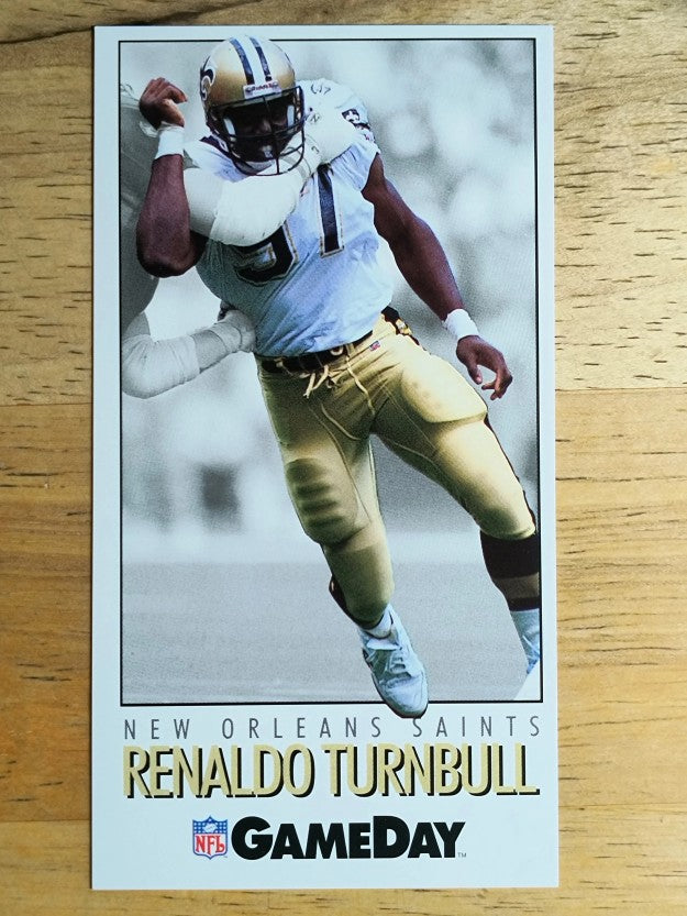1992 GameDay #196 Renaldo Turnbull
