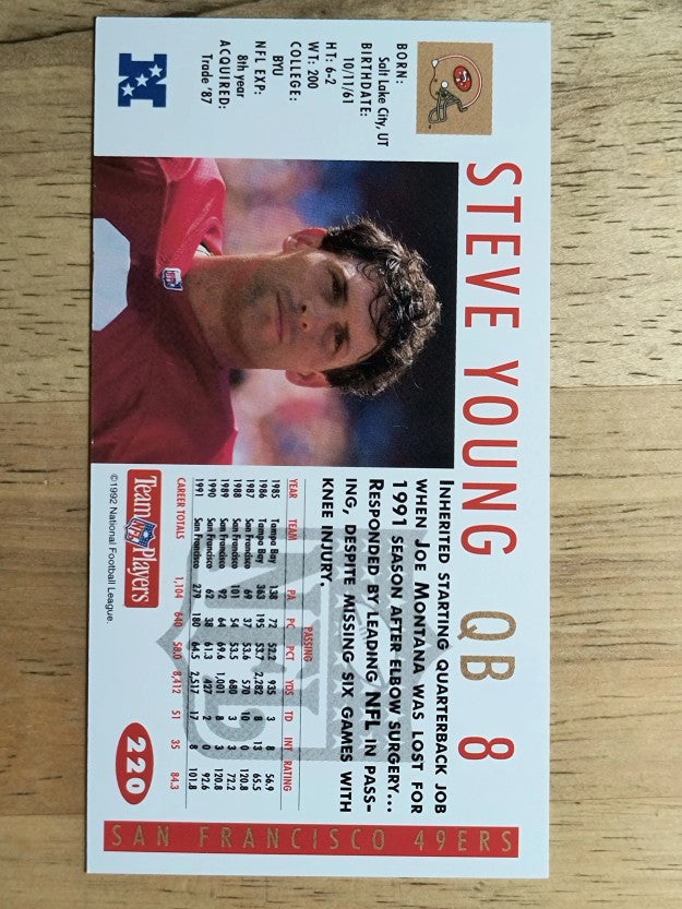 1992 GameDay #220 Steve Young
