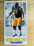 1992 GameDay #225 Bern Brostek