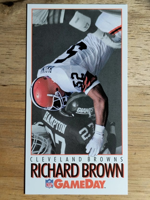 1992 GameDay #274 Richard Brown RC