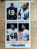1992 GameDay #310 Reggie Dwight/Anthony McCoy/Craig Thompson/Klaus Wilmsmeyer RC