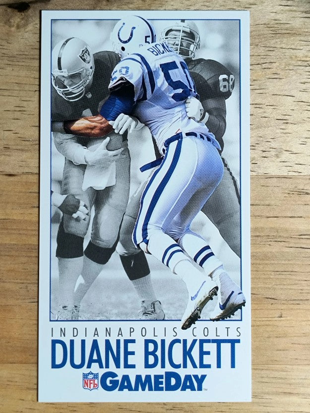 1992 GameDay #325 Duane Bickett