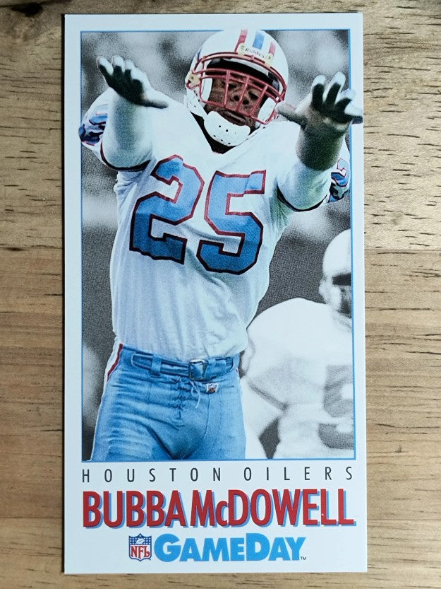 1992 GameDay #364 Bubba McDowell