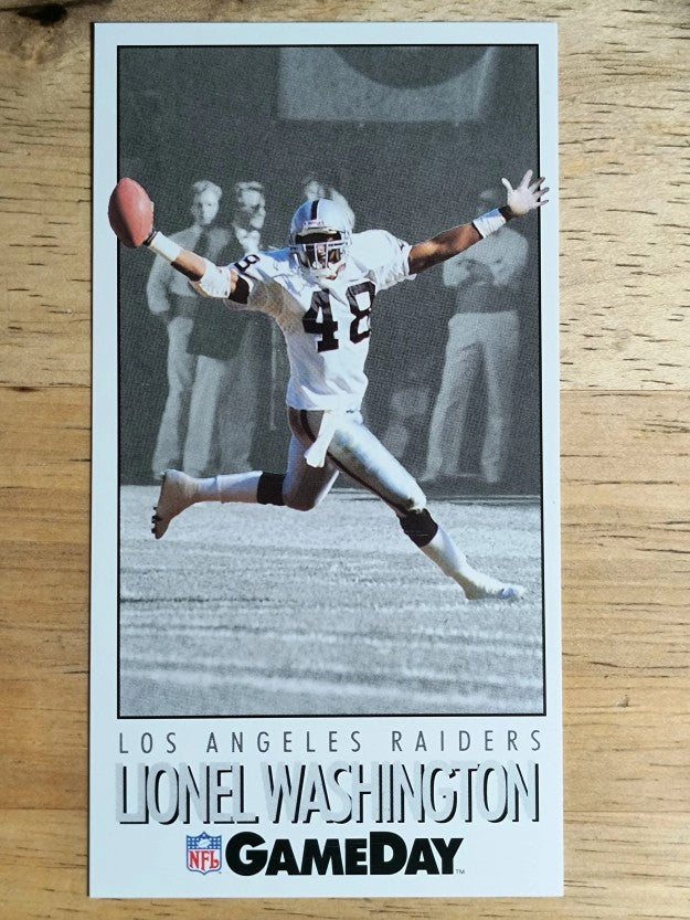 1992 GameDay #392 Lionel Washington