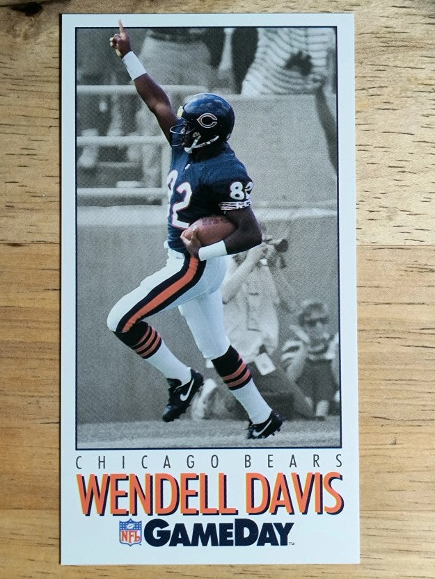 1992 GameDay #412 Wendell Davis