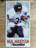 1992 GameDay #428 Neal Anderson