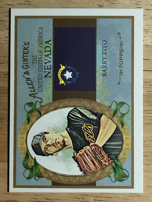 2008 Topps Allen and Ginter United States #US28 Barry Zito