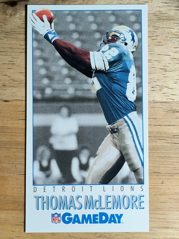 1992 GameDay #452 Thomas McLemore RC