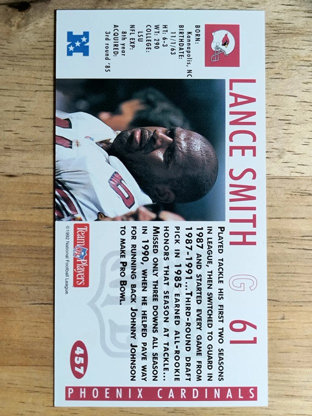 1992 GameDay #457 Lance Smith