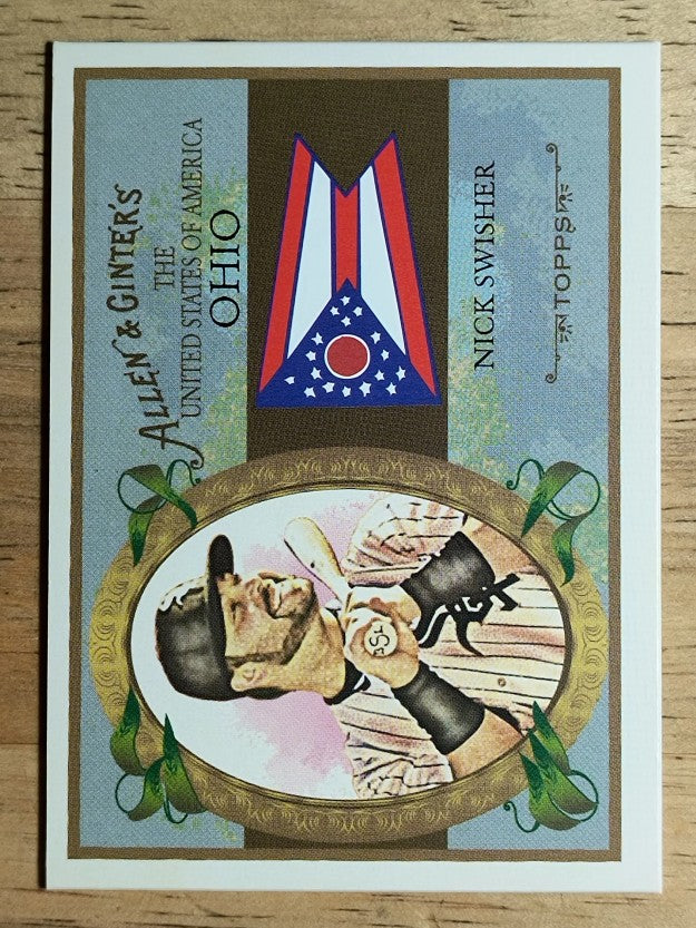 2008 Topps Allen and Ginter United States #US35 Nick Swisher
