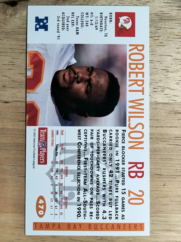 1992 GameDay #470 Robert Wilson