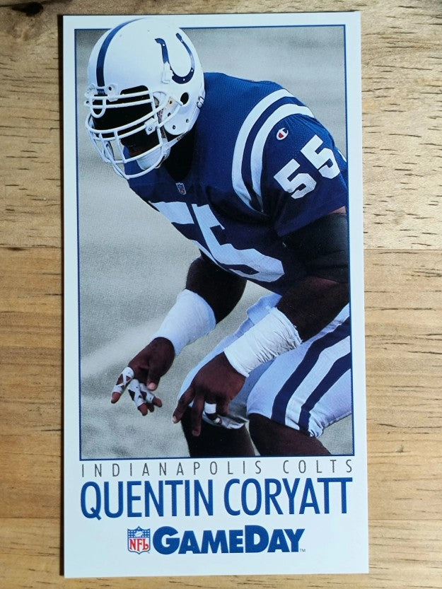 1992 GameDay #474 Quentin Coryatt RC